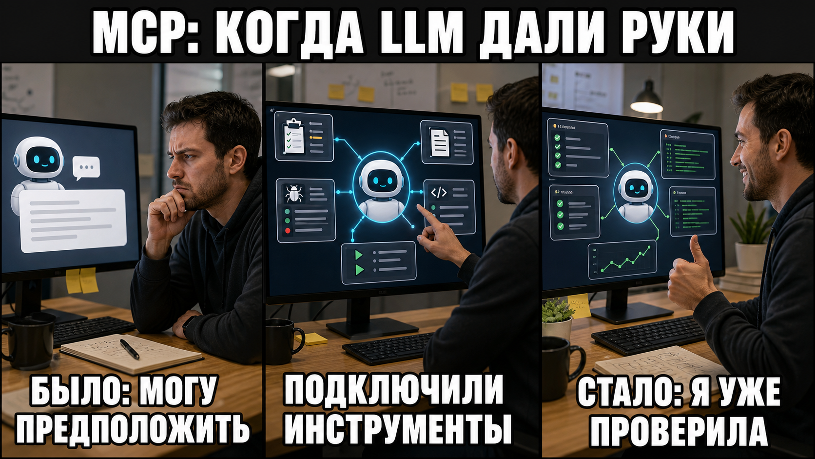 MCP: когда модель перестала советовать и начала действовать