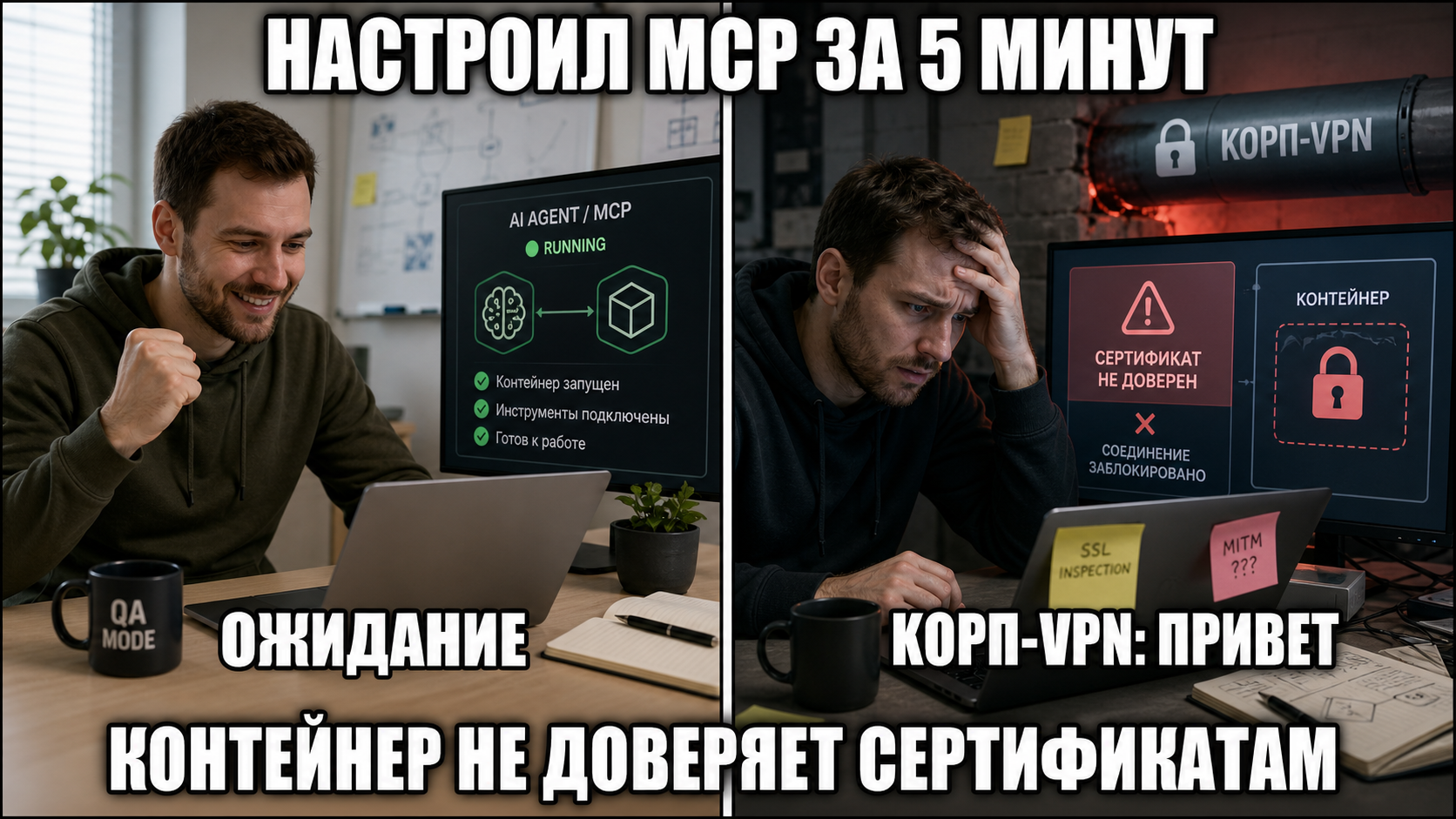 MCP за 5 минут, пока контейнер не встретил корп-VPN